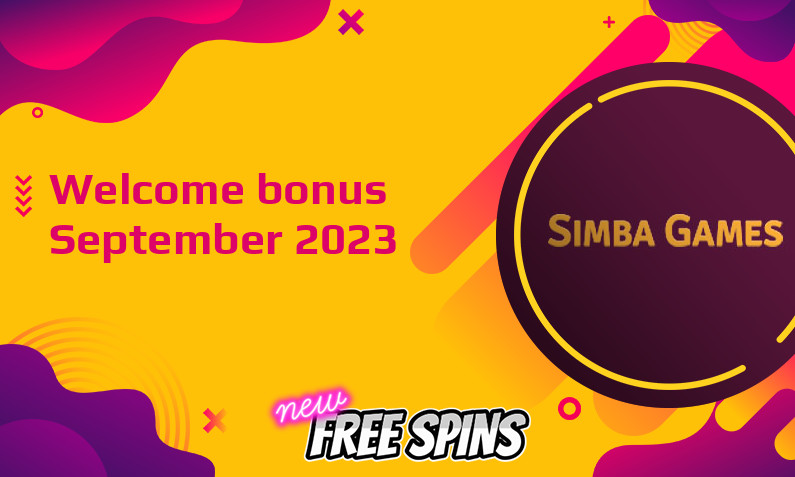 Latest SimbaGames bonus September 2023, 50 Bonus-spins