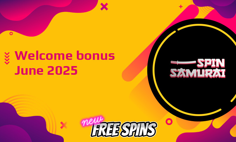 Latest Spin Samurai bonus June 2025, 75 Freespins