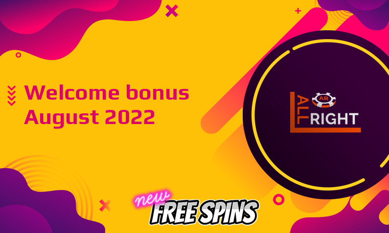 New bonus from All Right Casino August 2022