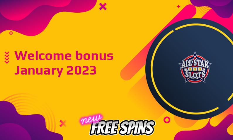 New bonus from All Star Slots Casino January 2023, 75 Freespins