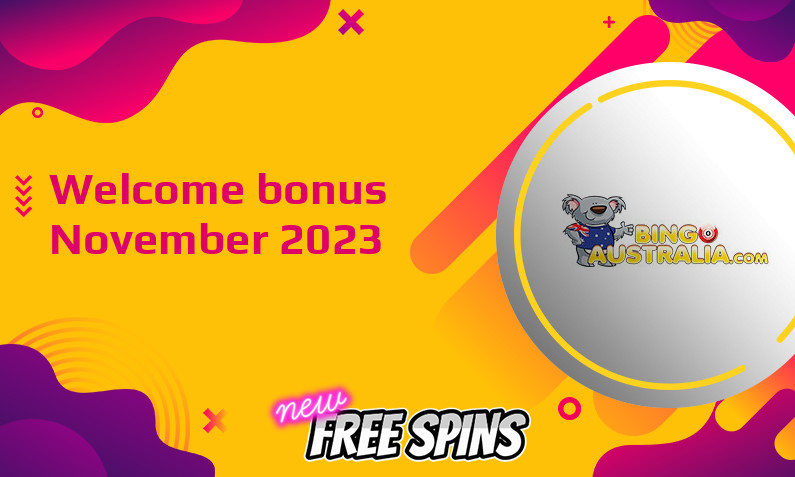 New bonus from Bingo Australia November 2023