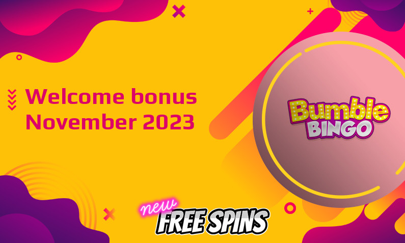 New bonus from Bumble Bingo Casino, 20 Bonus-spins