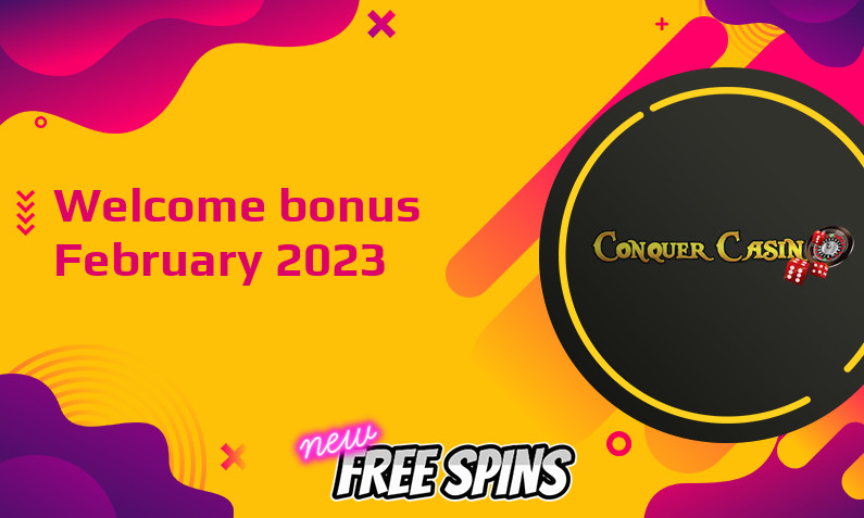 New bonus from Conquer Casino February 2023, 15 Extra spins