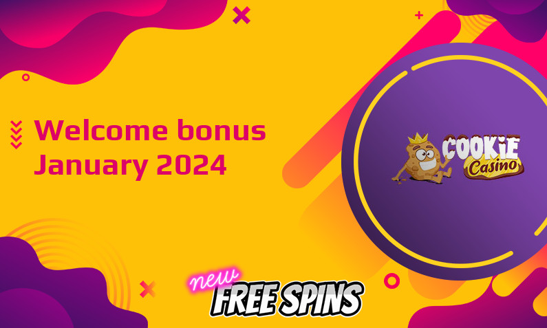 New bonus from Cookie Casino January 2024, 120 Free spins