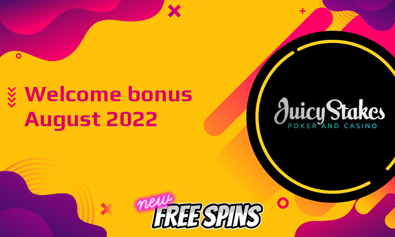 New bonus from Juicy Stakes August 2022, 25 Free spins
