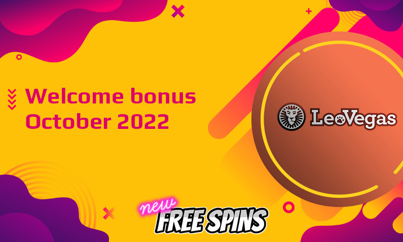 New bonus from LeoVegas Casino October 2022, 50 Free spins