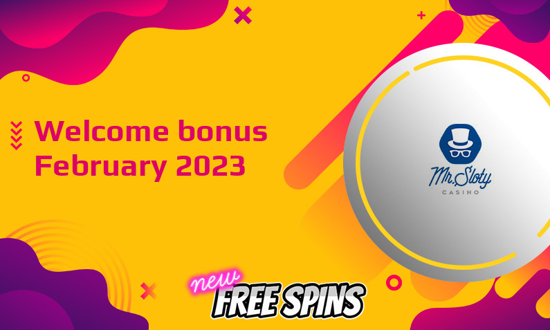 New bonus from Mr Sloty February 2023, 125 Freespins