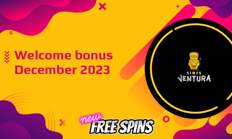 New bonus from Slots Ventura December 2023, 100 Free spins bonus